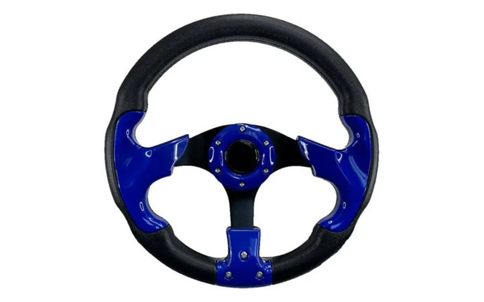 Pactrade Marine Boat Pontoon Non-magnetic Steering Wheel Aluminum Frame Polyurethane Pu Sleeves 3 Spokes 12-1 2 Diameter