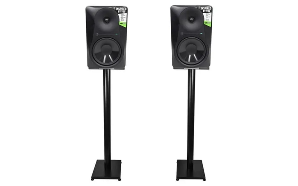 Pair Mackie Mr824 8 85 Watt Powered Active Studio Monitor Speakers 37 Stands