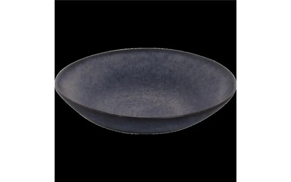 Palmer Pl-534094 8.5 In. Sto Are Houston Plate Deep Grey Blue & Black - 30 Oz