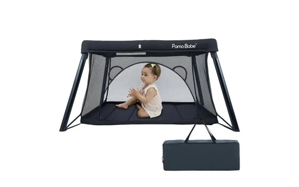 Pamo Babe Unisex Travel Playard For Toddler Portable Crib For Baby Travel Lightweight Playpen Foldable Playard For Outdo