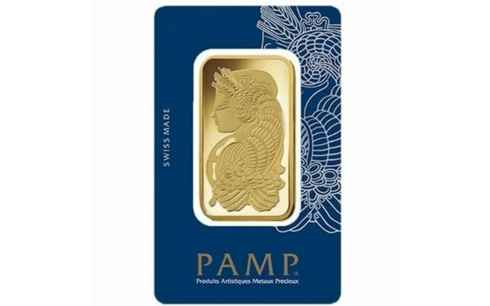 Pamp Suisse 50 Gram Gold Bar - Lady Fortuna In Assay Fine 0.9999