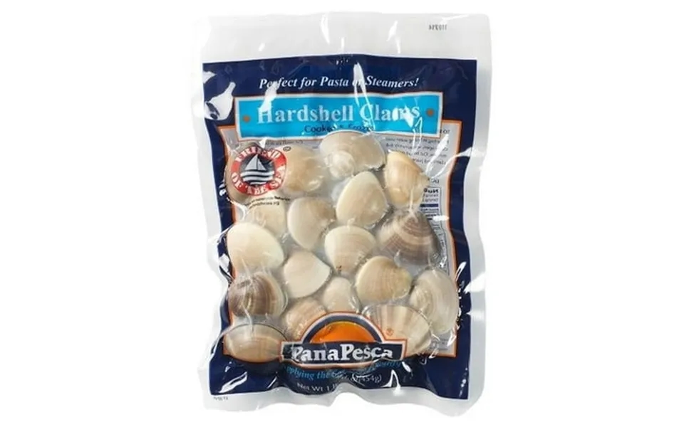Pana Pesca 17 - 22 Count Whole Shell Clam 1 Pound -- 10 Per Case