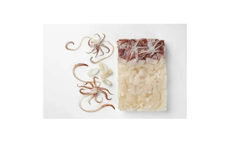 Pana Pesca Fully Cleaned Squid Loligo Ring And Tenticles - 5 8 Inch Wide Cut 2