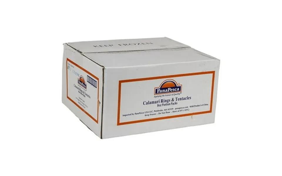 Pana Pesca Raw Fully Cleaned Todarodes Squid 5 Pound - 2 Per Case