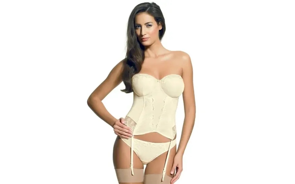 Panache Ivory Evie Bridal Basque Bustier Us 32d Uk 32d