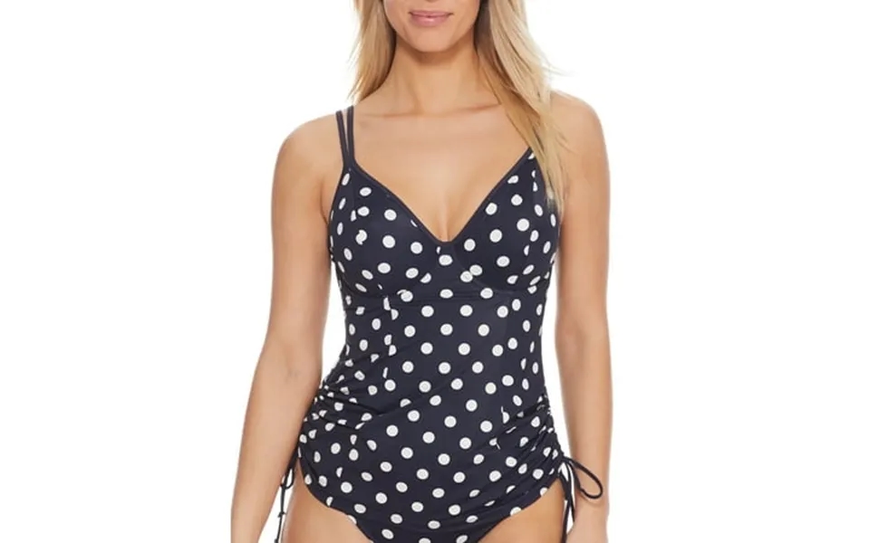 Panache Navy Vanilla Anya Riva Balconnet Tankini Swim Top Us 40h Uk 40ff