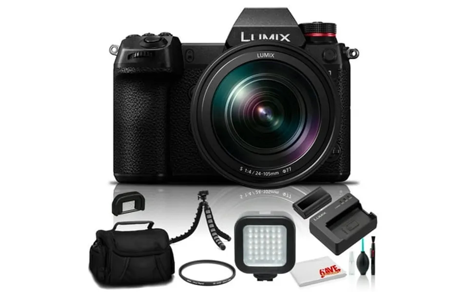 Panasonic Lumix Dc-s1 Mirrorless Digital Camera With 24-105mm Lens Dc-s1mk - Bundle