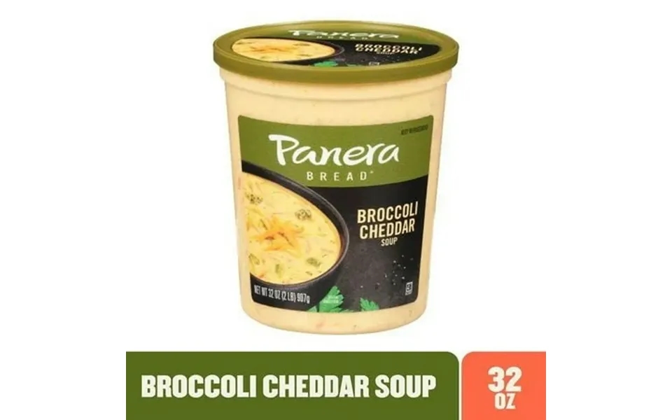 Panera Bread Broccoli Cheddar Soup 32 Oz Ready-to-heat Soup Cup Refrigerated