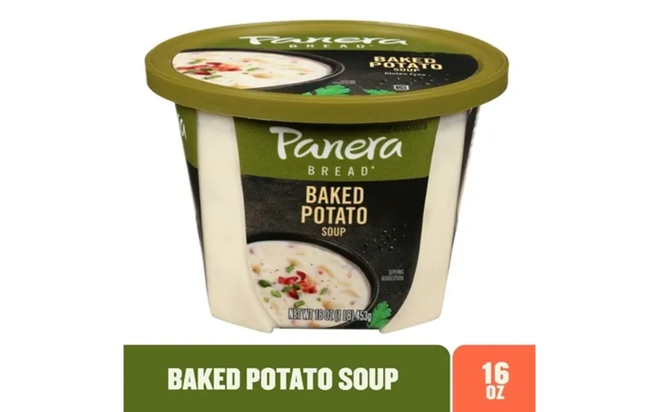 Panera Bread Gluten Free Ready-to-heat Baked Potato Soup 16 Oz Soup Cup Refrigerated