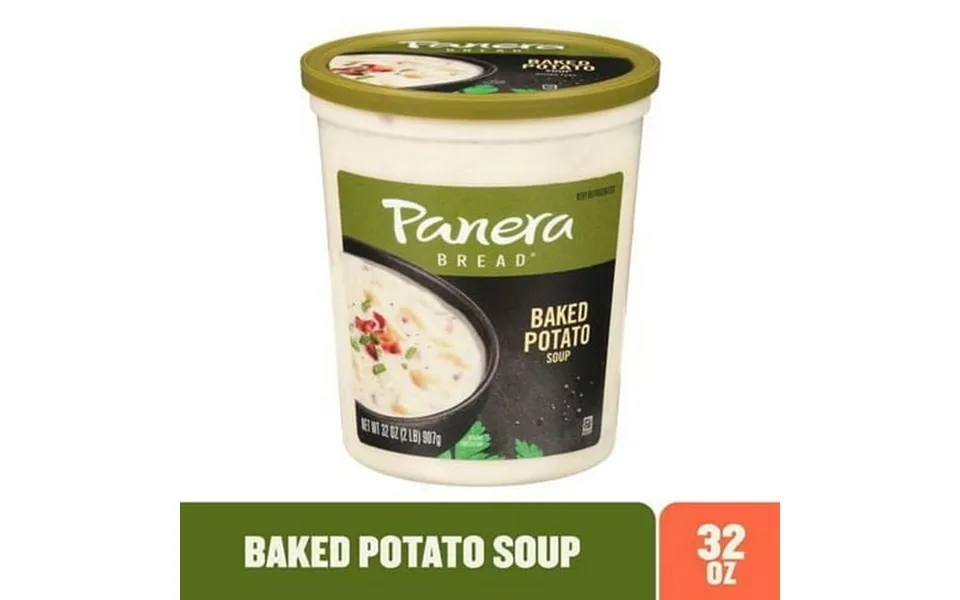 Panera Bread Gluten Free Ready-to-heat Baked Potato Soup 32 Oz Soup Cup Refrigerated
