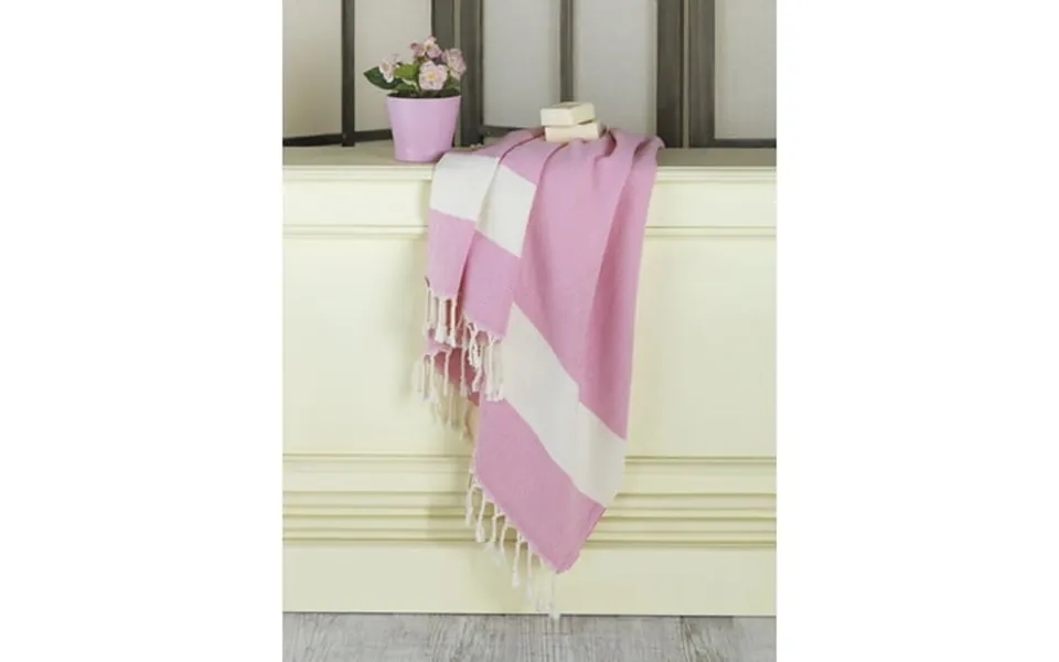 Pante Luxury Peshtemal 100% Cotton Towel Soft Quick Drying And Highly Absorbent Bath Towel - Light Pink