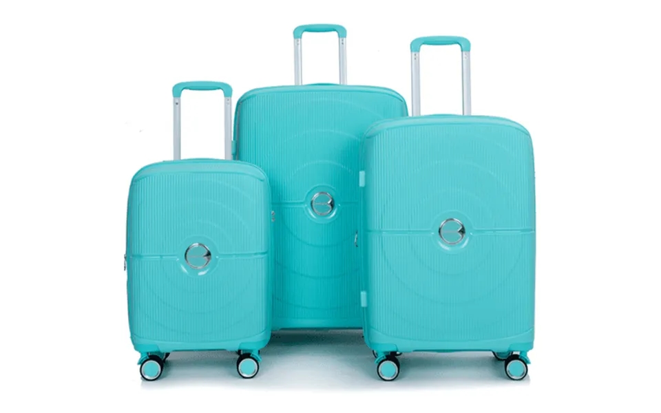 Paproos 3 Piece Luggage Set Hardshell Carry On Suitcases Set 20in 24in 28in Expandable Hardside Suitcase With Spinner Wh