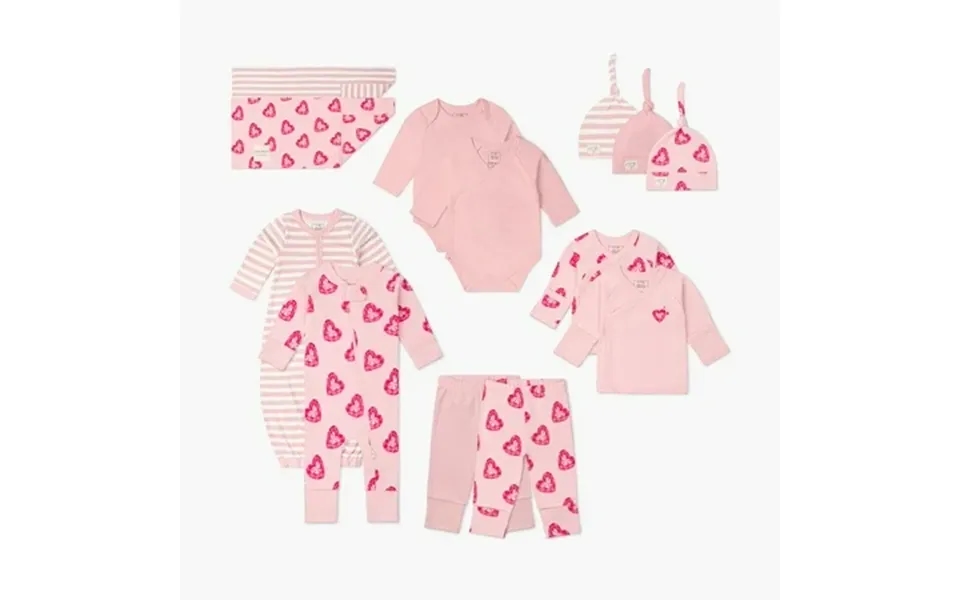 Paris Hilton X Monica Andy Organic Cotton 13pc Gift Box Set Sizes Preemie- 0-3 Months