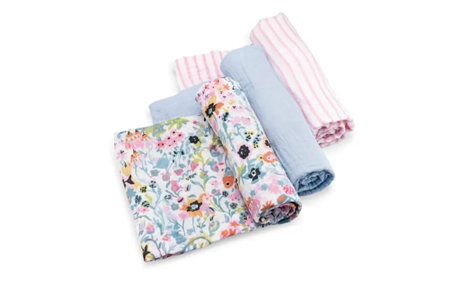 Parker Baby Swaddles - 3 Pack Infant 100% Cotton Muslin Female Swaddle Blankets
