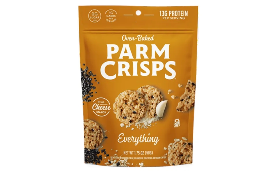 Parmcrisps Everything Real Cheese Oven-baked Parm Crisp Snack 1