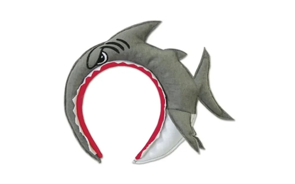 Party Central Club Pack Of 12 Gray And Red Shark Adult Women S Headband Costume Accessories - One