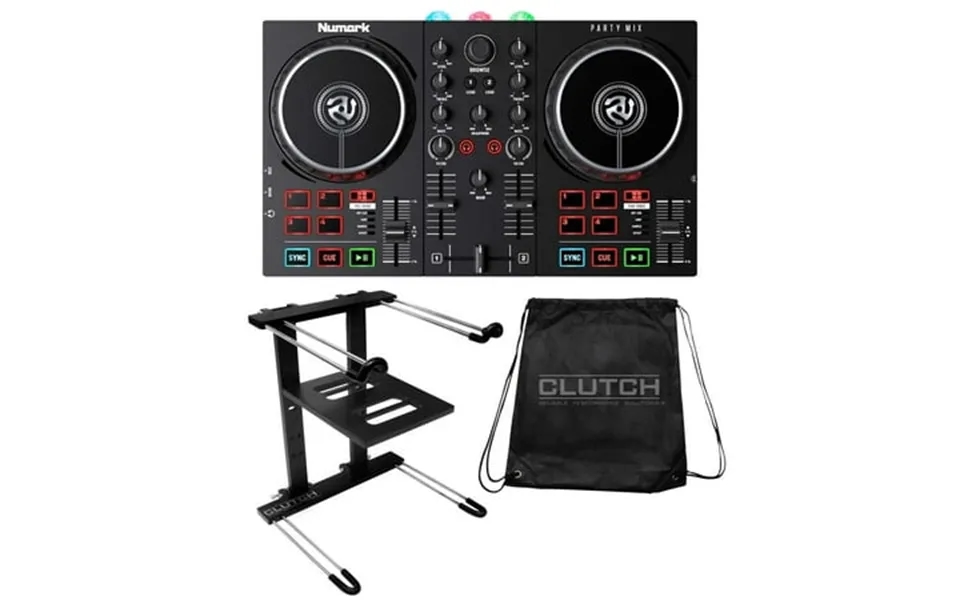 Party Mix Ii Serato Le Dj Controller Led Lightshow W Laptop Stand