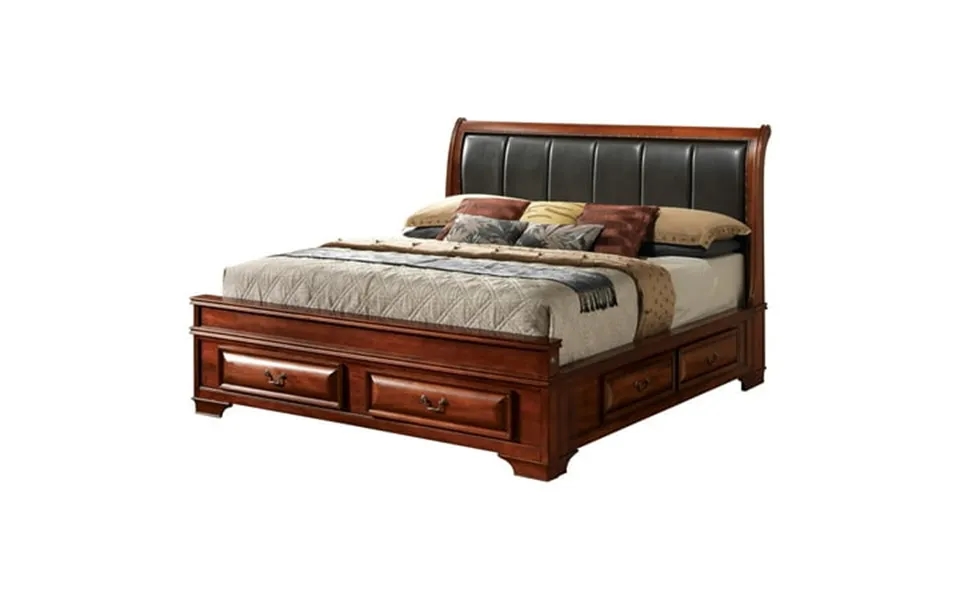 Passion Furniture Pf-g8850c-kb3 Lavita Panel Beds Oak - King Size