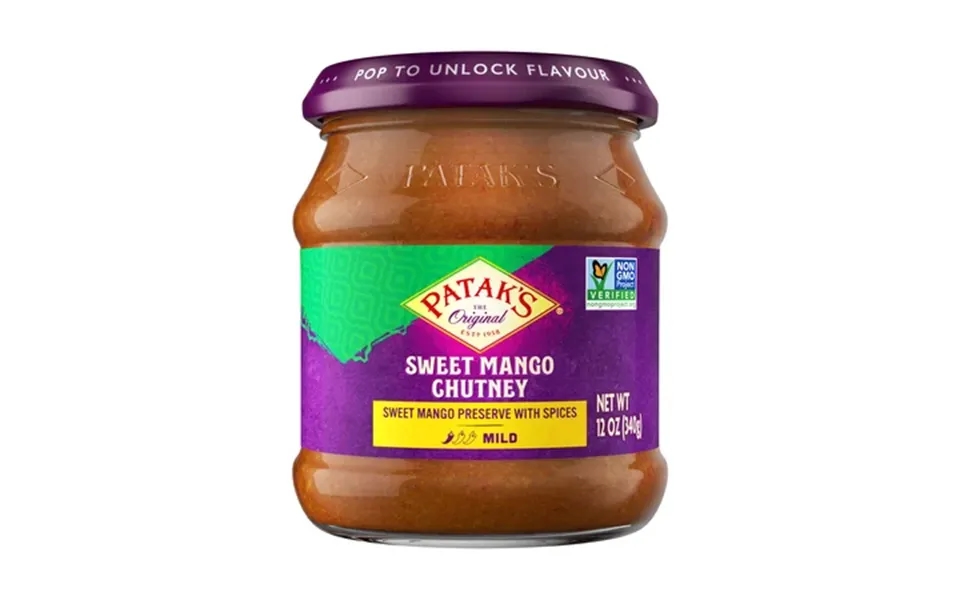 Patak S Original Sweet Mango Chutney 12 Oz
