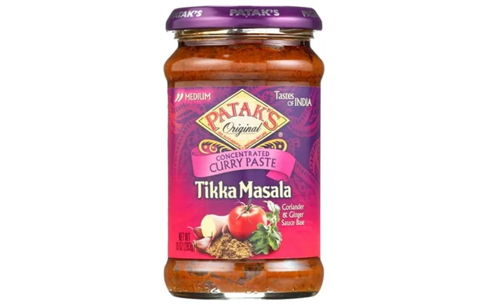 Pataks Concentrated Curry Paste Tikka Masala Medium 10 Oz