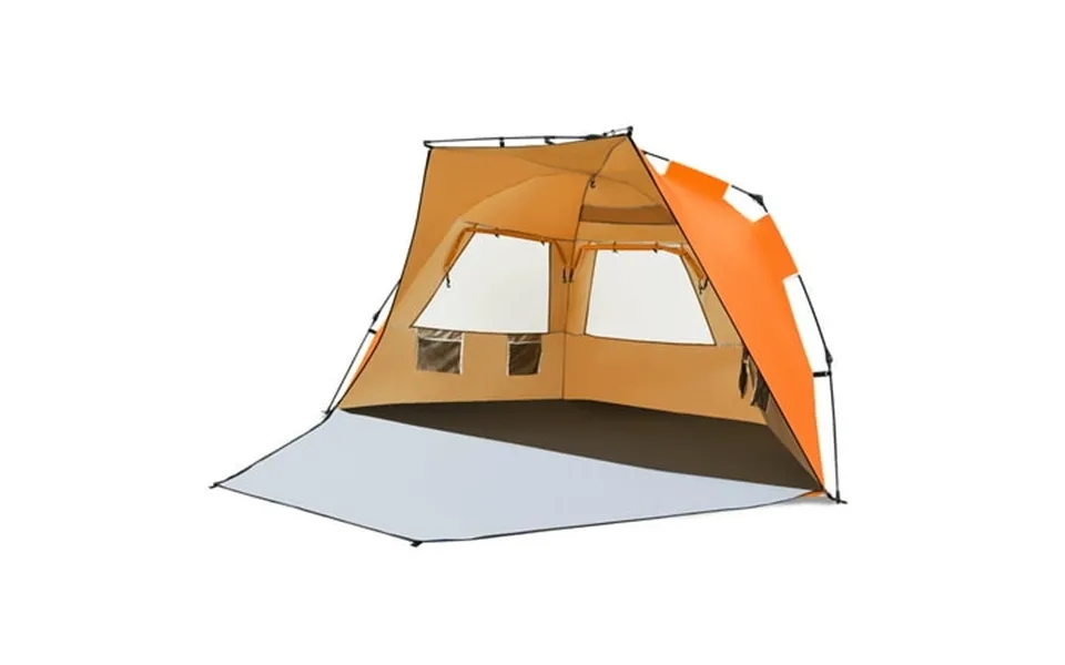 Patiojoy Lightweight 100 X 50 Pop Up Beach Tent Orange