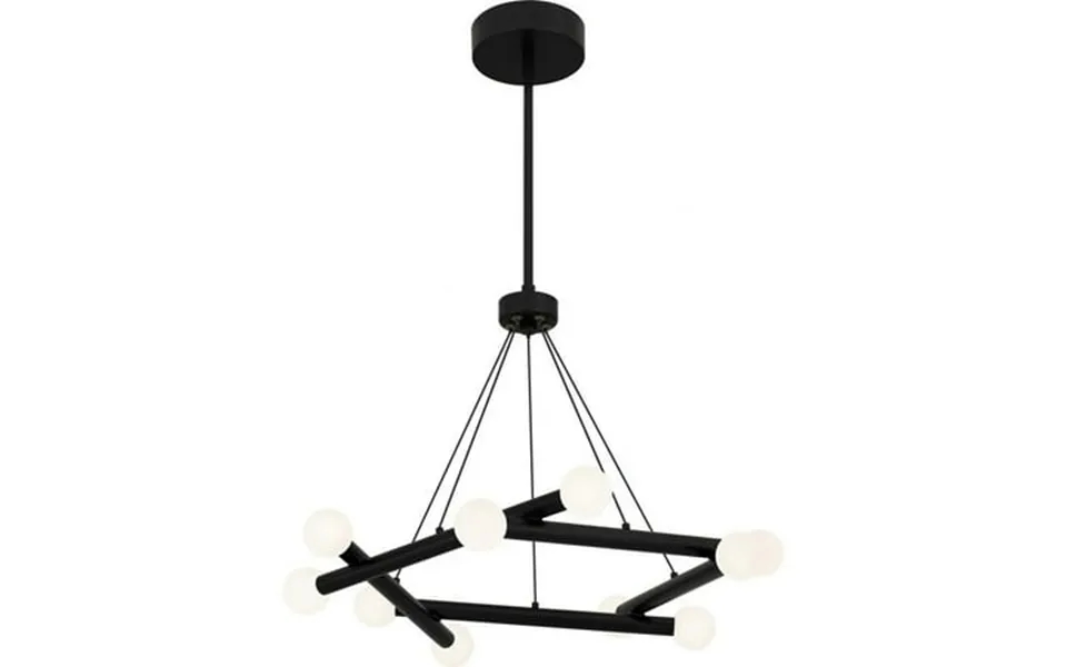 Pccyp5023mbk-quoizel Lighting-cyprus - 19w Led Chandelier In Contemporary Style-20 Inches Tall And 25 Inches Wide-matte