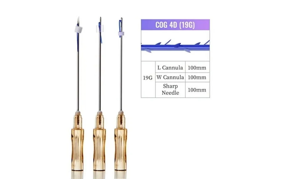 Pdo Cog Threads For Face Lift Whole Body Lift 360r Cog Thread Pdo Cog Thread 60mm Cog 4d W 19g 100mm 10pcs