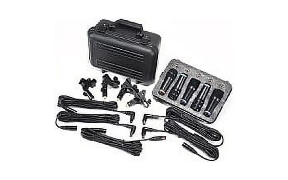 Peavey Pvm Dms-5 Drum Mic System Includes Snare Microphone & Cables 493130 New