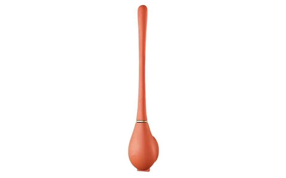 Pebbuoy Toilet Cleaning Brush With Long Handle Flat Head Design Stiff Bristles Wear-resistant Non-stick Coating Toilet B