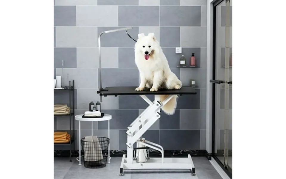 Pefilos 44 Pet Grooming Table For Dog Cats Hydraulic Heavy Duty Big Size Z-lift Pet Grooming Table For Small Dogs Foldab