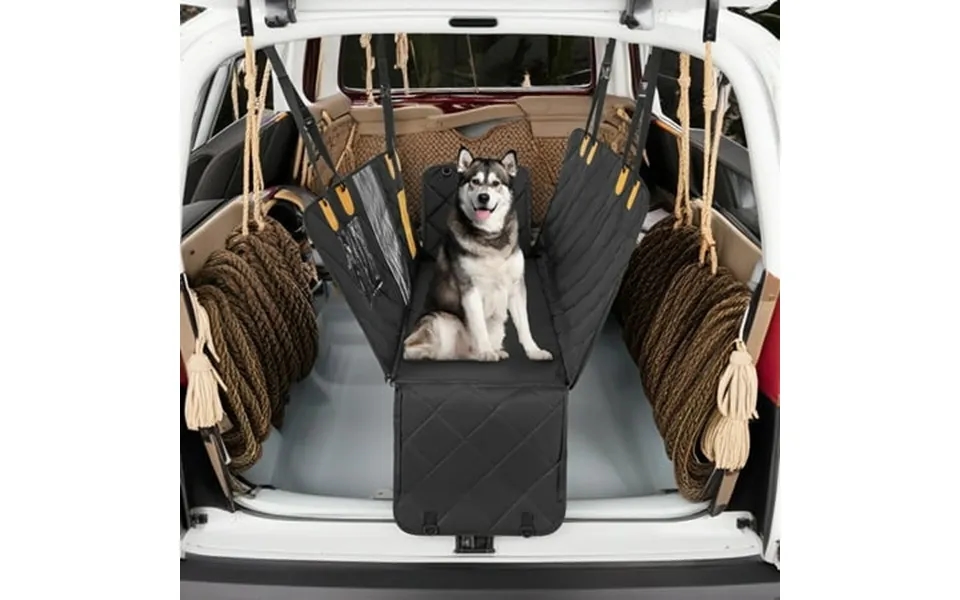 Pefilos 53 Washable Nonslip Dog Car Seat Cover For Back Seat Waterproof Seat Protector Scratchproof Pet Hammock For Cars