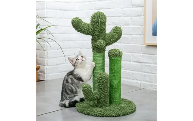 Pefilos Cat Scratching Post For Indoor - Cat Scratching Post For Adult Cats Cactus Sisal Rope Cat Scratcher With Hanging product image