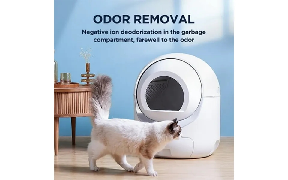 Pefilos Self -cleaning Cat Litter Box For Indoor Cats No Scooping Automatically Cat Litter Boxes For Multiple Cats Secur