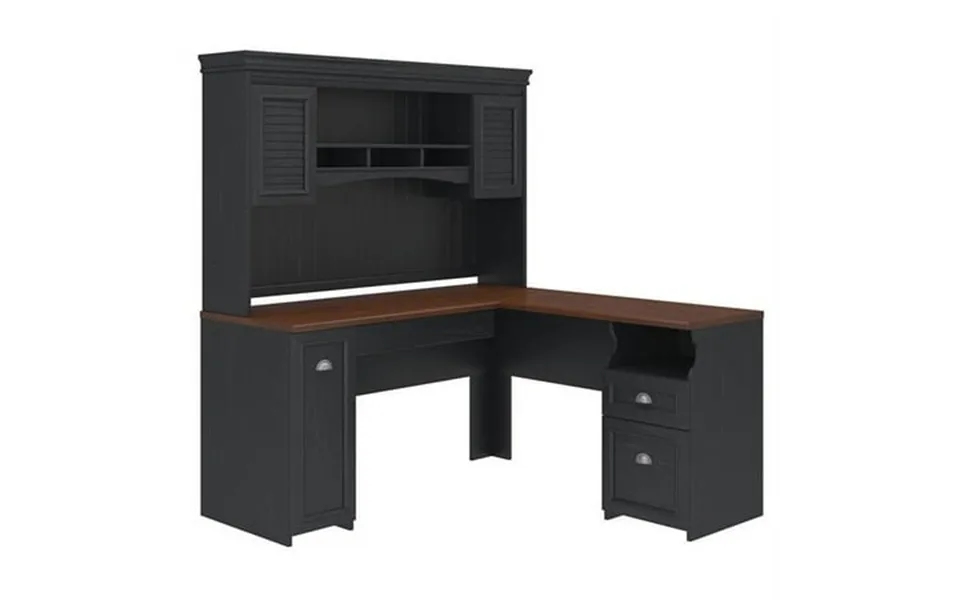Pemberly Row 2 Piece Office Set In Antique Black