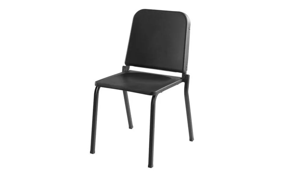 Pemberly Row 33.5 Modern Metal And Plastic Melody Music Chair In Black