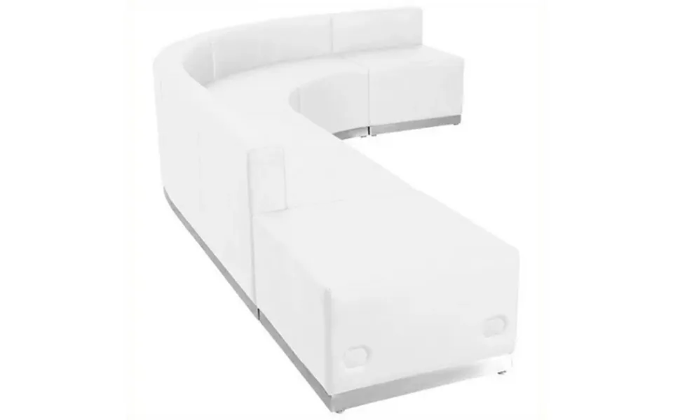 Pemberly Row 5 Piece Reception Seating In White