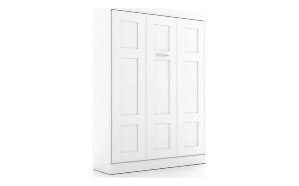 Pemberly Row Queen Size Wall Bed In Wood In White - Easy Assembly