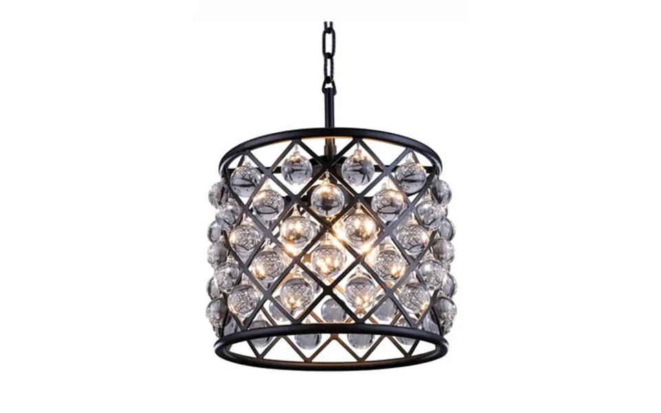Pendant Lamp Madison Contemporary 3-light Matte Aged Bronze Mocha Brown El-1118
