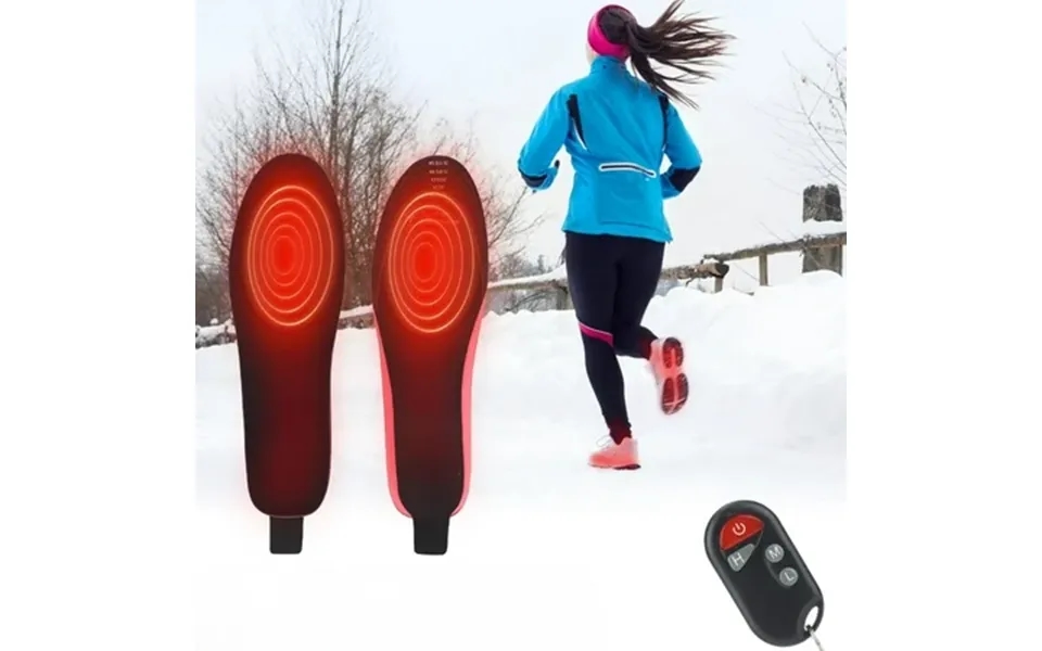 Peonavet Heated Insoles 3 Speed Electric Heating Insole Usb Rechargeable Heating Insole Winter Ski Warming Insole Foot W
