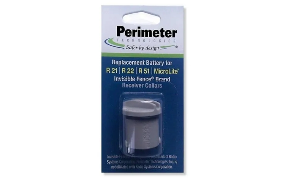 Perimeter Technologies Invisible Fence Compatible R21 And R51 Dog Collar Battery Gray