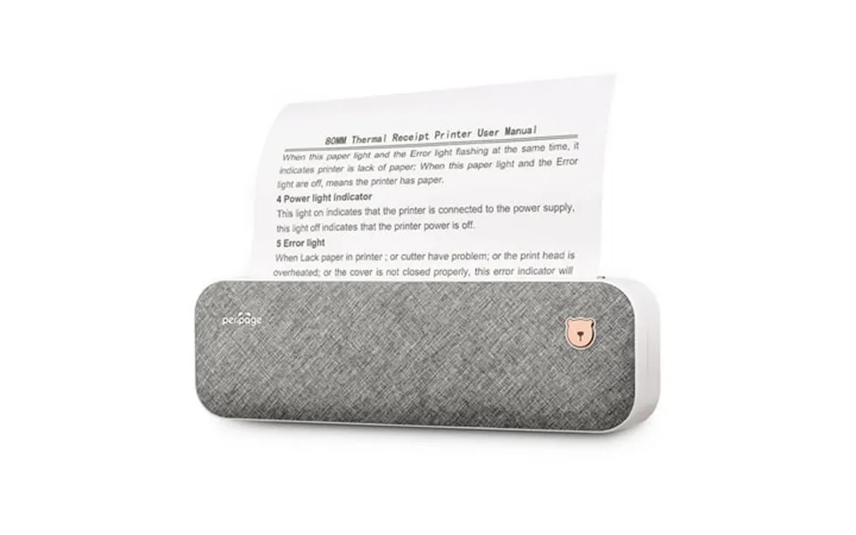 Peripage A40 Color Thermal Transfer All-in-one Printer 1 Roll Of Thermal Paper
