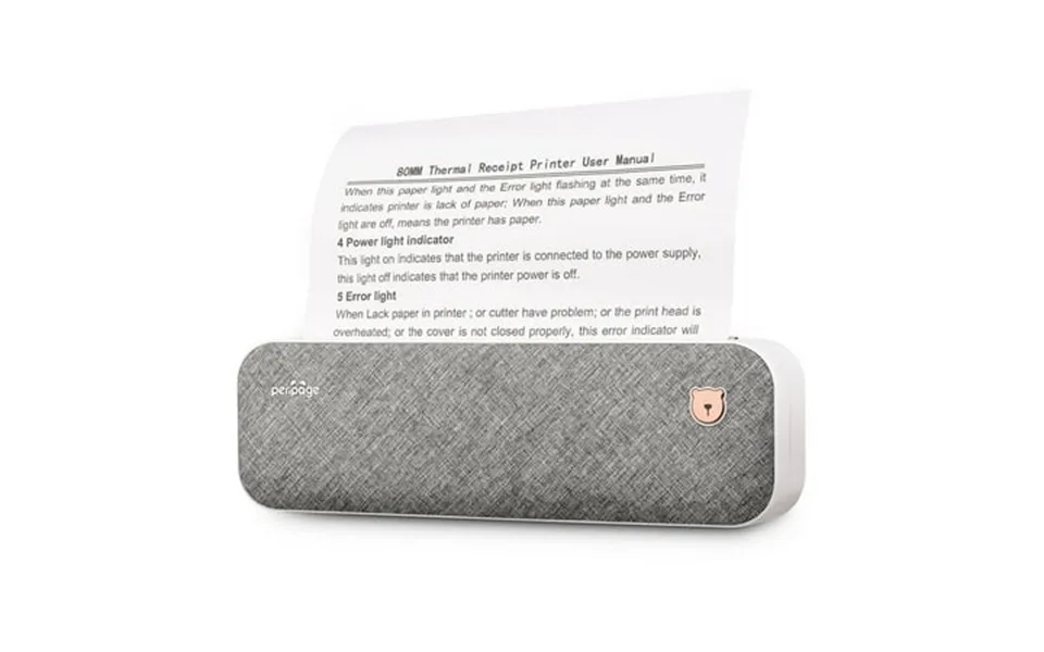 Peripage A40 Color Thermal Transfer All-in-one Printer 1 Roll Of Thermal Paper