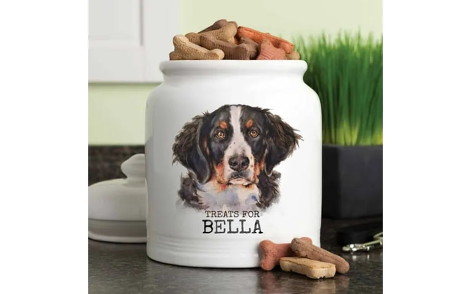 Personalized Dog Breeds Treat Jar