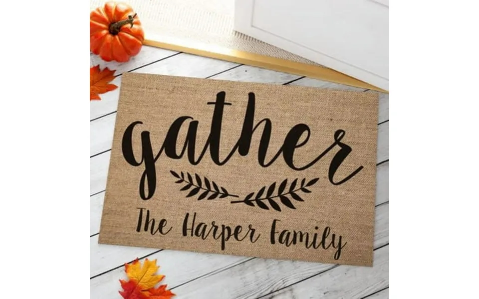 Personalized Gather Doormat