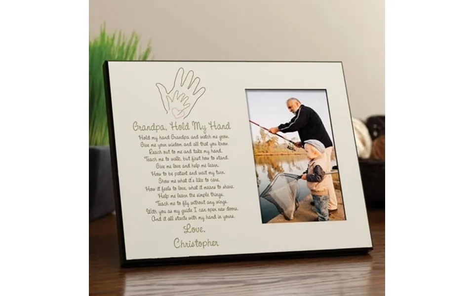 Personalized Grandpa Hold My Hand Frame