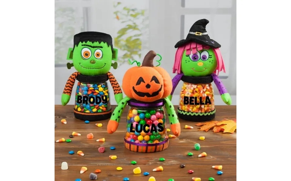 Personalized Halloween Treat Jars Available In 3 Adorable Styles