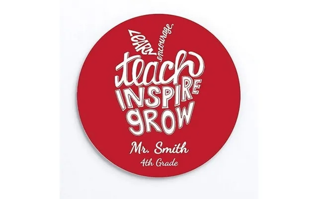 Personalized Teach Inspire Grow Mouse Pad product image