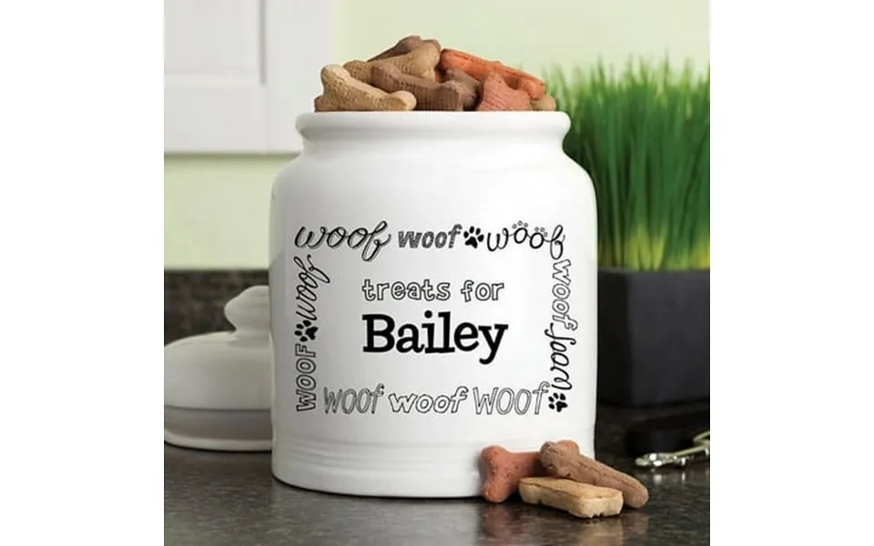 Personalized Woof Treat Jar