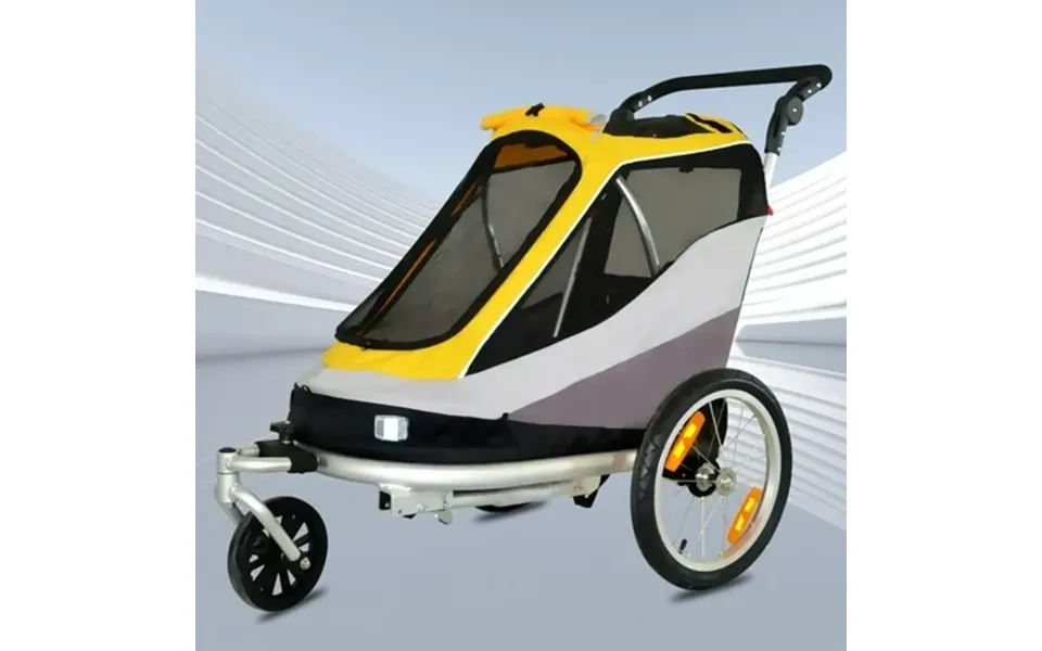 Pet Bicycle Trailer Outdoor Camping Foldable Cat And Dog Cart Dual-purpose Luggage Trailer