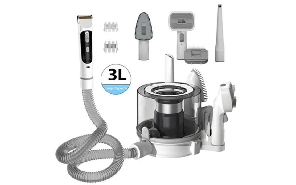 Pet Grooming Vacuum Dog Hair Vacuum With 3 Modes 5 In 1 Kit 3l Large Dustbin Low Noise